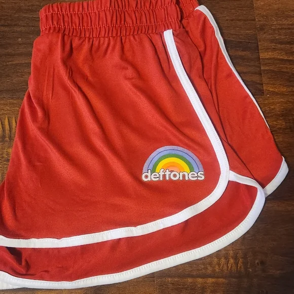 SOLD Rainbow Deftones Dolphin Shorts - Picture 3 of 6